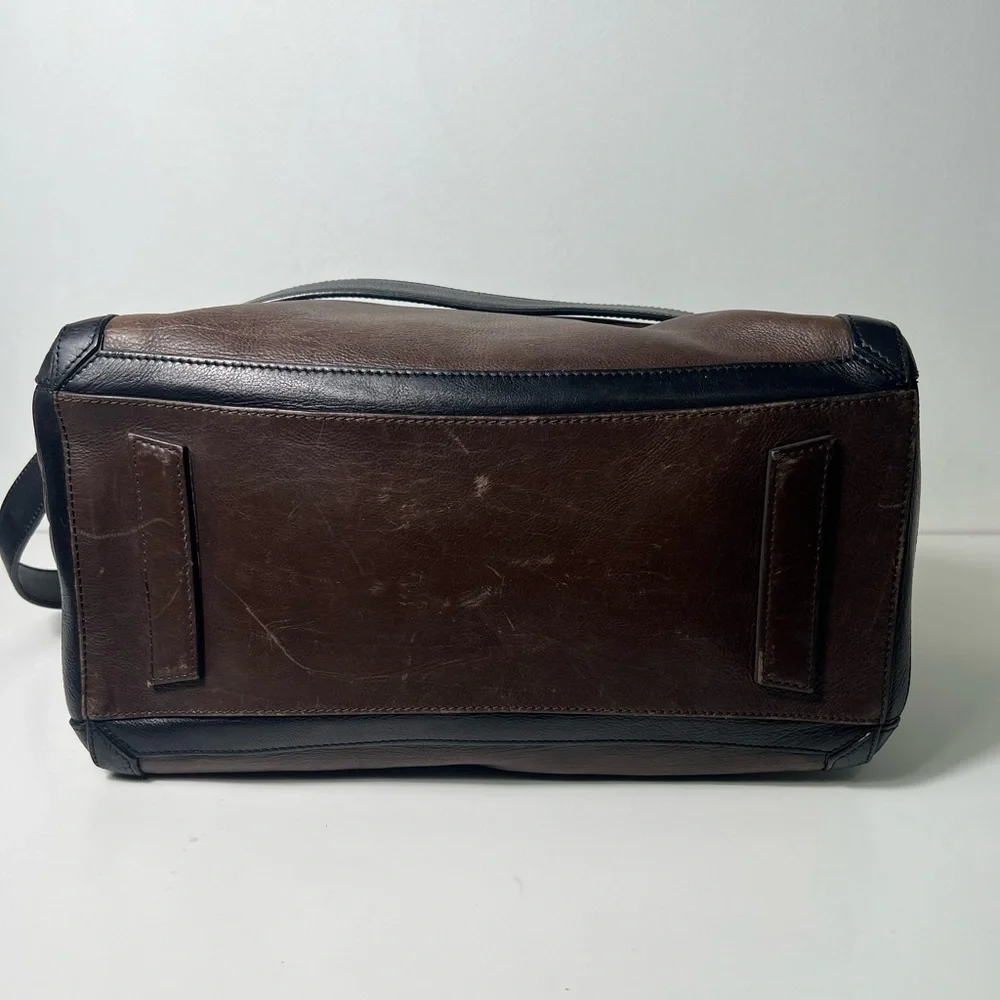 Givenchy Antigona Medium Calfskin Colorblock Bi-Color Purse Bag Tote